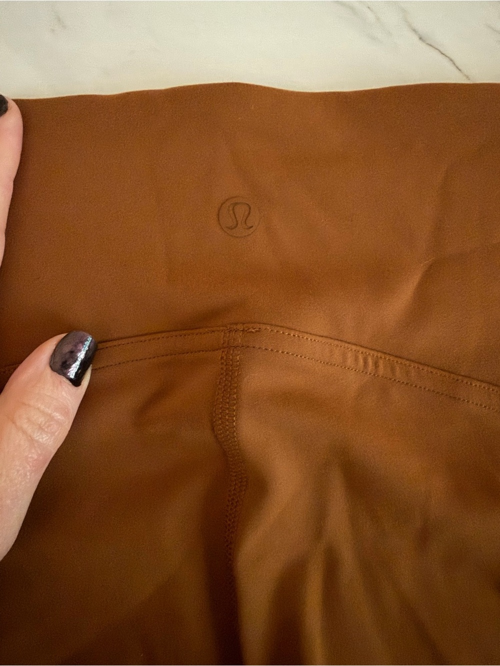 lululemon Align High Rise Leggings Size 8 Copper Brown Nulu Soft 25" Inseam EUC⁠